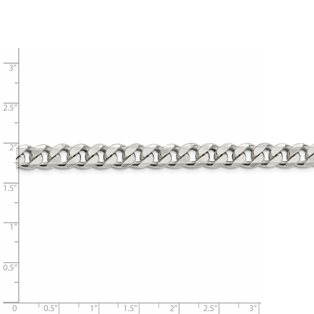 FJC Finejewelers 925 Sterling Silver Curb Chain 24 Inches x 8 mm