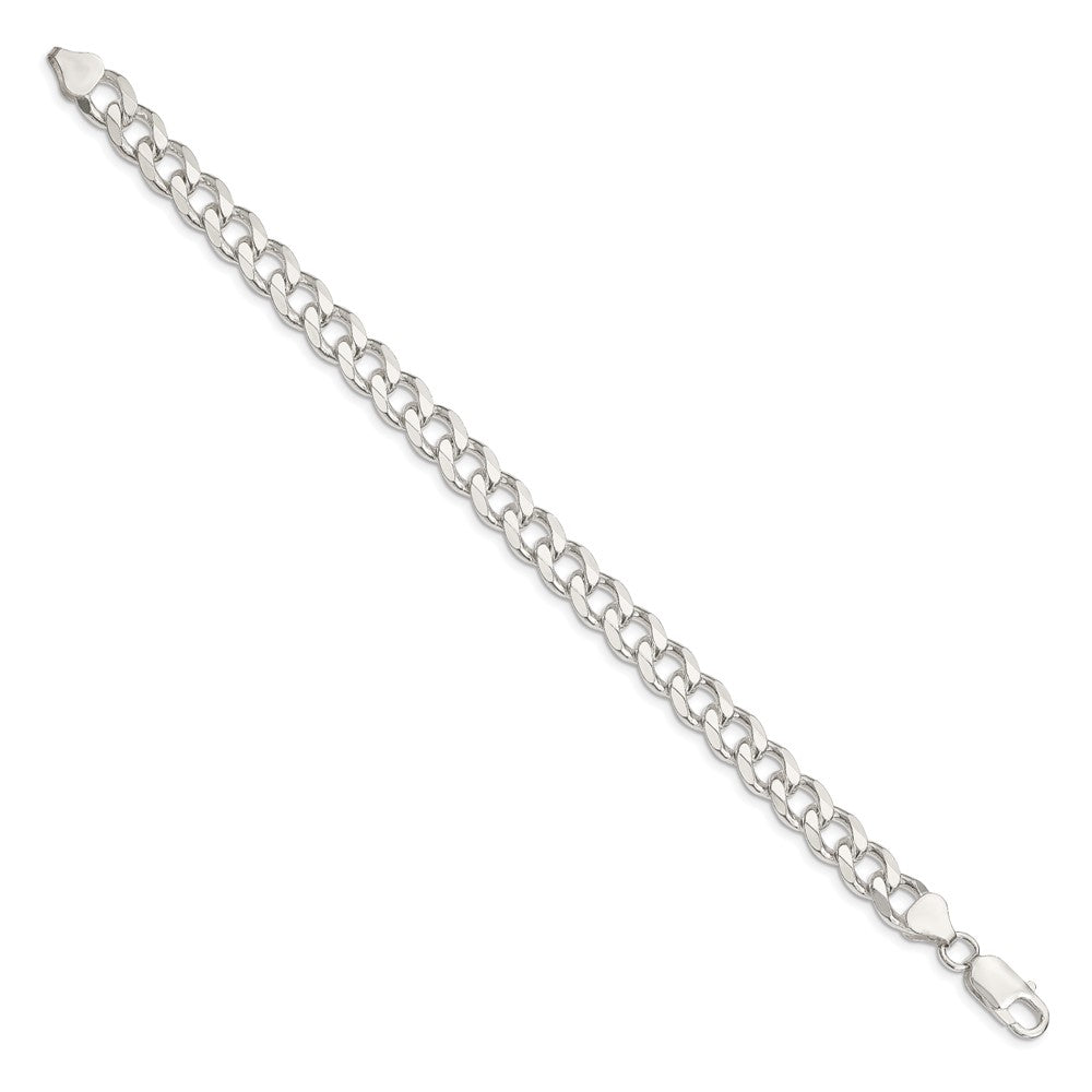 FJC Finejewelers 925 Sterling Silver Curb Bracelet Chain 8 Inches x 8 mm