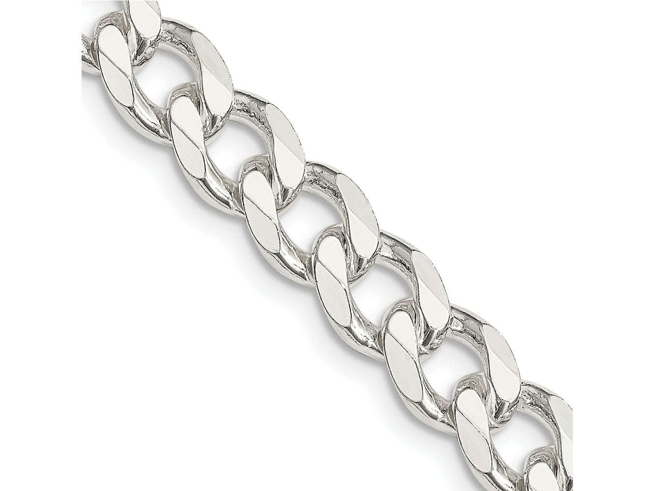 FJC Finejewelers 925 Sterling Silver Curb Bracelet Chain 9 Inches x 8 mm