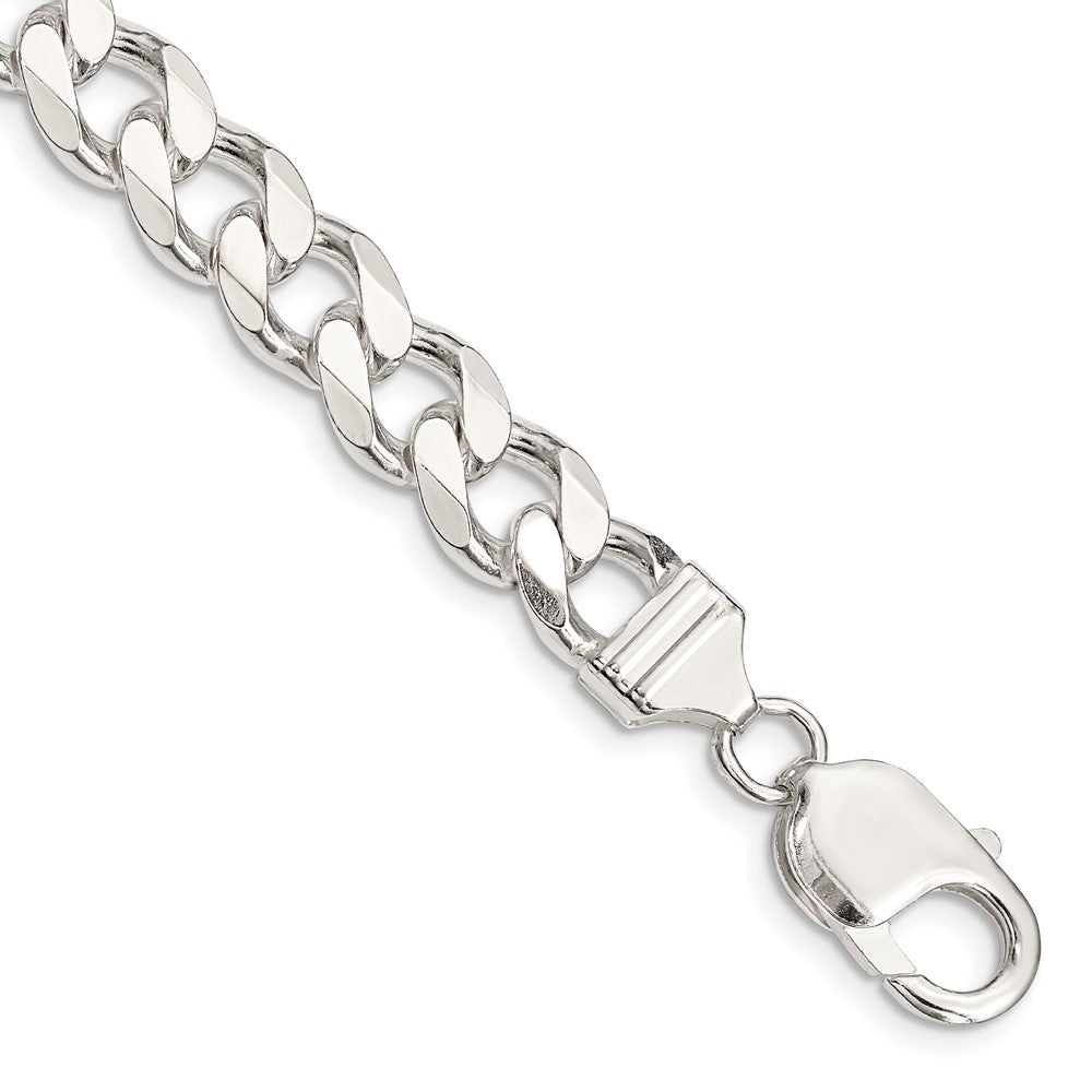 FJC Finejewelers 925 Sterling Silver Curb Bracelet Chain 8 Inches x 9 mm
