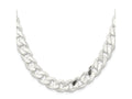FJC Finejewelers 925 Sterling Silver Curb Chain 20 Inches x 11 mm