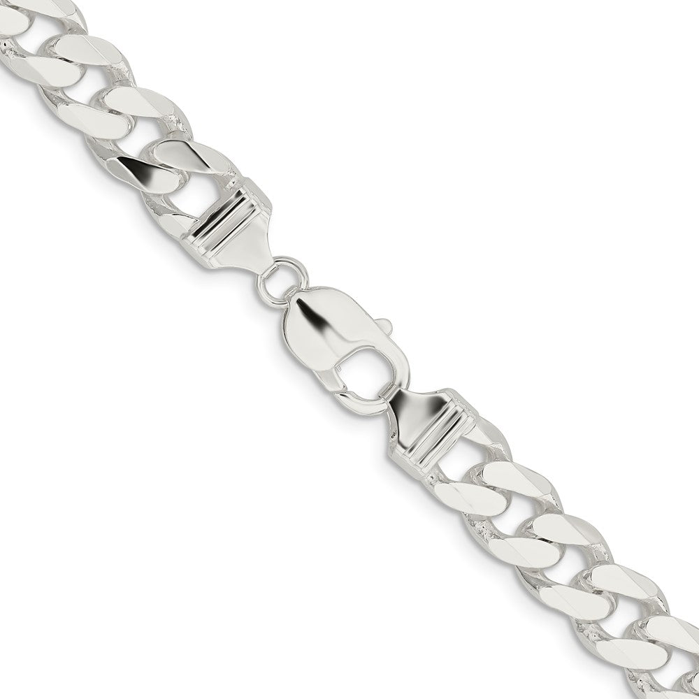FJC Finejewelers 925 Sterling Silver Curb Bracelet Chain 9 Inches x 11 mm
