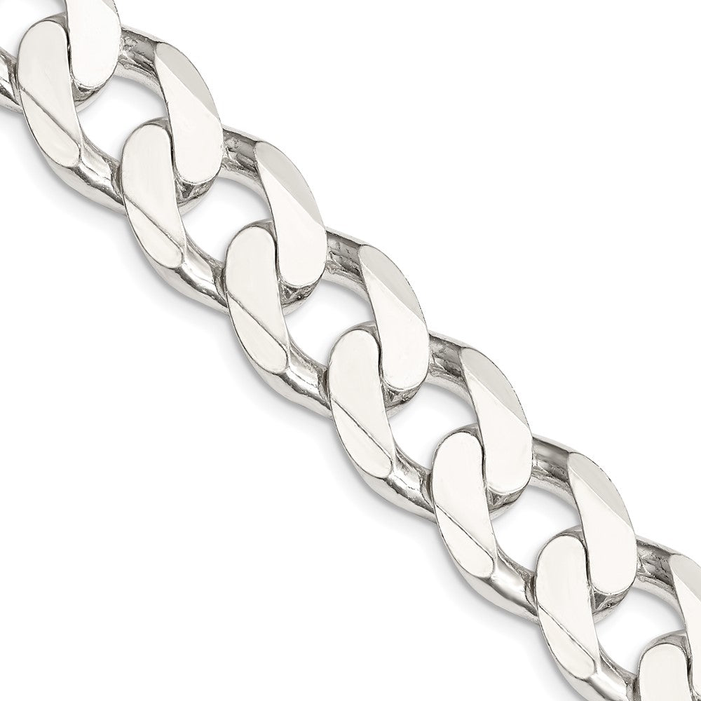 FJC Finejewelers 925 Sterling Silver Curb Chain 24 Inches x 15 mm
