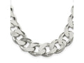 FJC Finejewelers 925 Sterling Silver Curb Chain 24 Inches x 16.25 mm