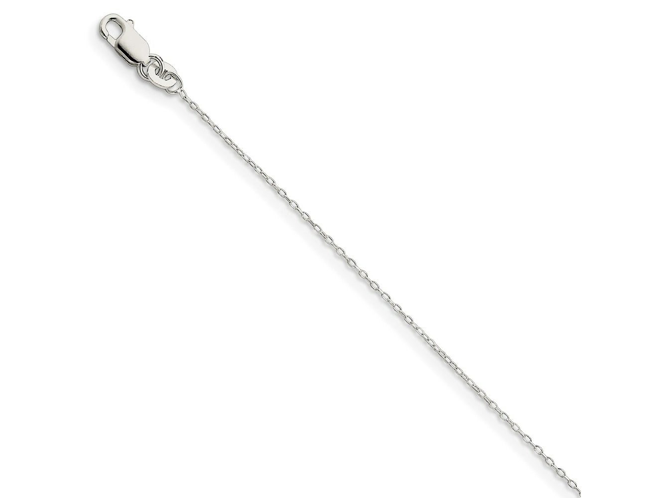 FJC Finejewelers 925 Sterling Silver Cable Chain Anklet 9 Inches x 1 mm
