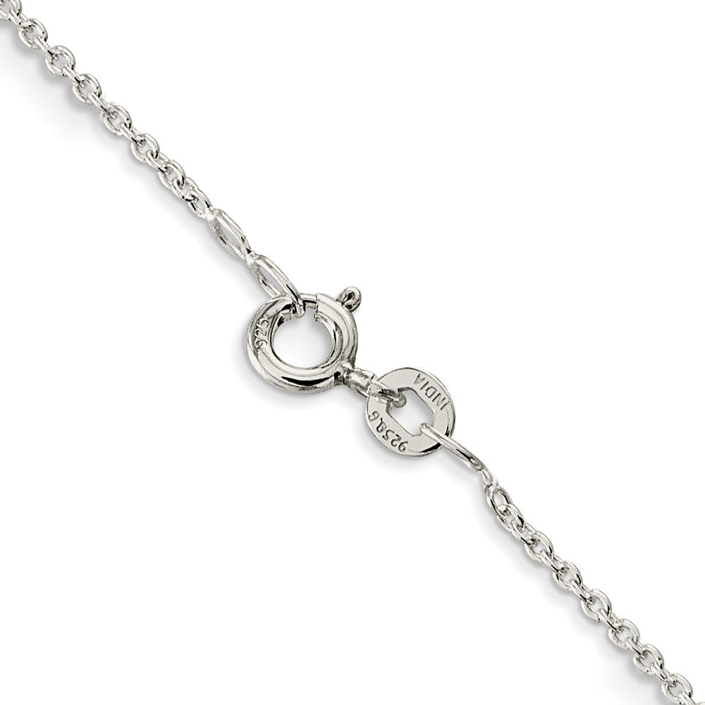 FJC Finejewelers 925 Sterling Silver Cable Bracelet Chain Anklet 9 Inches x 1 mm
