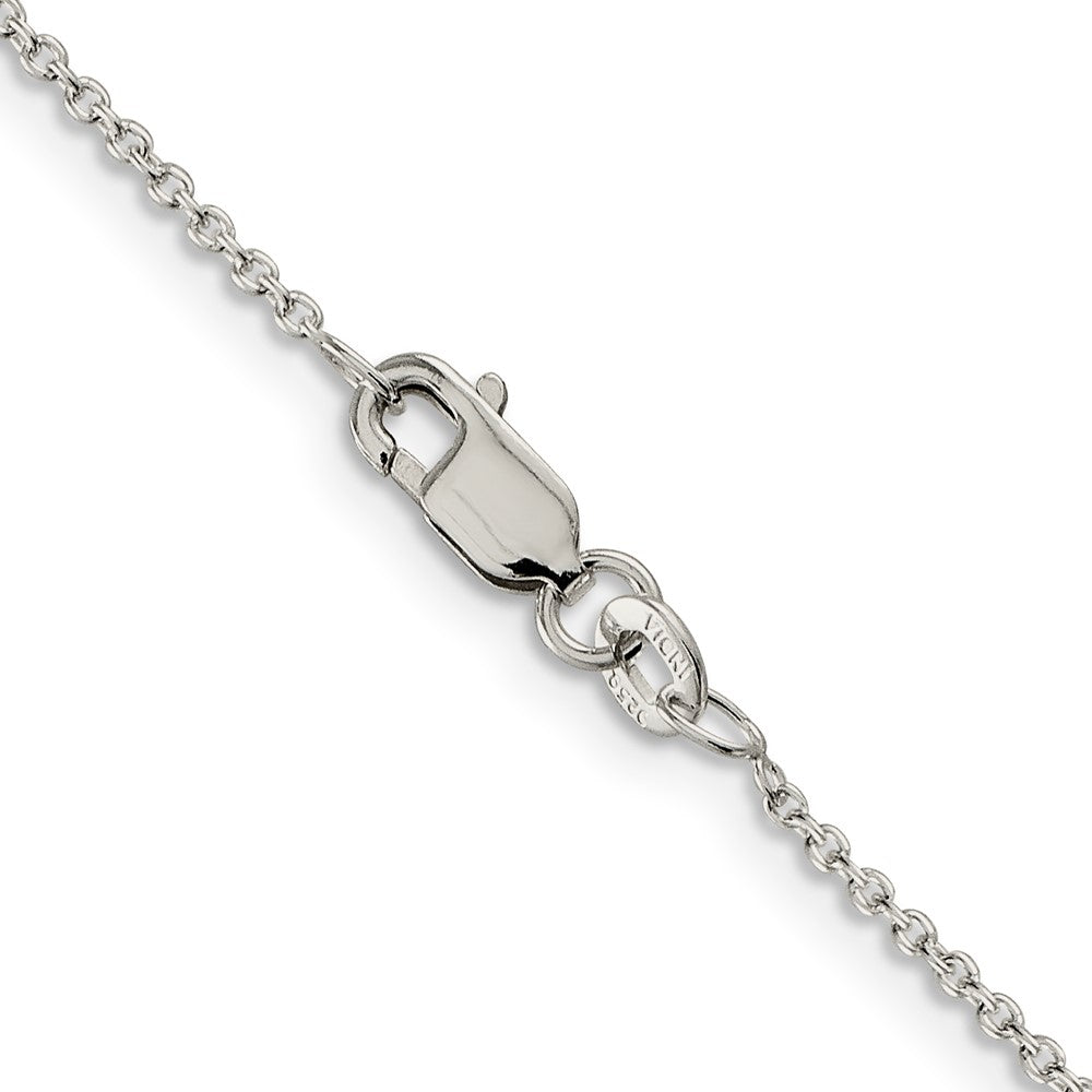 FJC Finejewelers 925 Sterling Silver 1.25mm Cable Chain Anklet 9 Inches x 1 mm