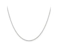 FJC Finejewelers 925 Sterling Silver Rhodium Plated 1.25mm Cable Chain 9 Inches x 1 mm
