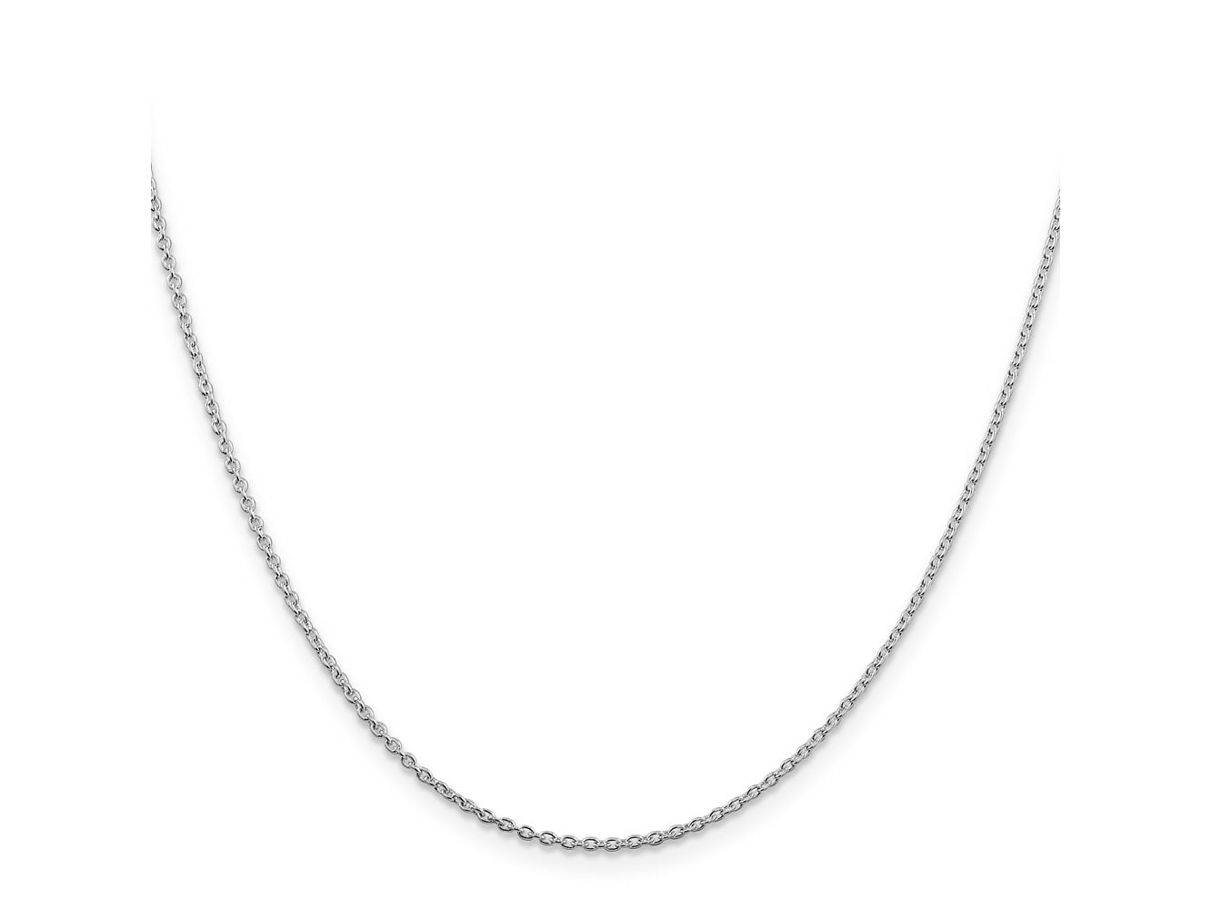 FJC Finejewelers 925 Sterling Silver Rhodium Plated Cable Chain 26 Inches x 1.5 mm