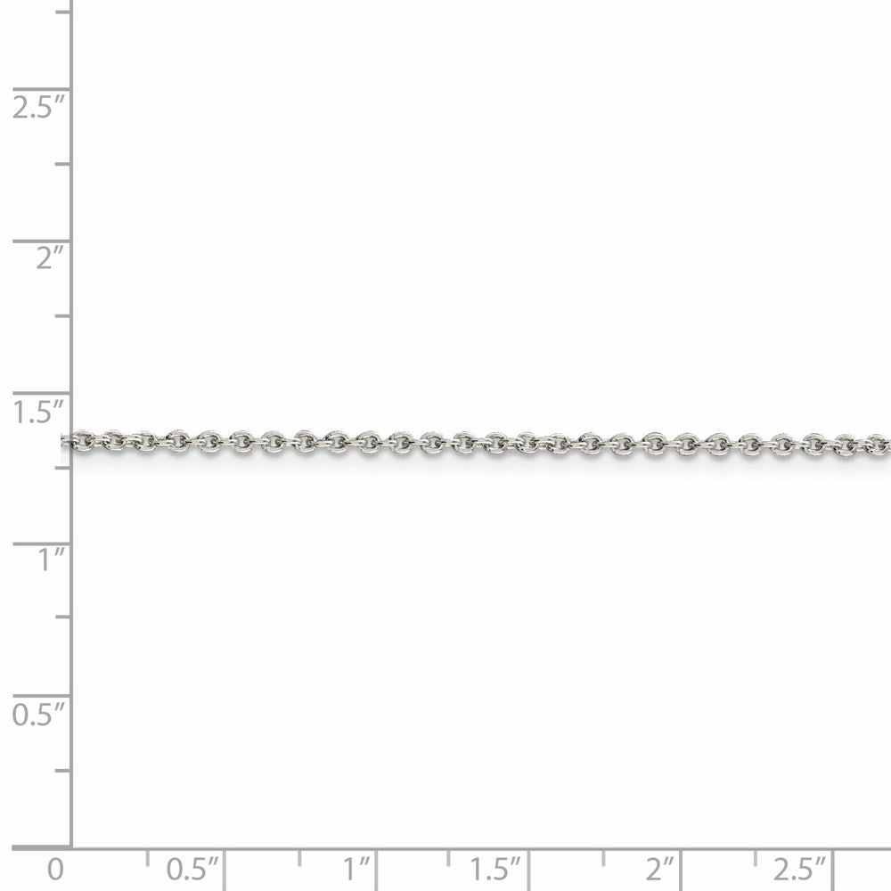 FJC Finejewelers 925 Sterling Silver Cable Chain 24 Inches x 1.95 mm