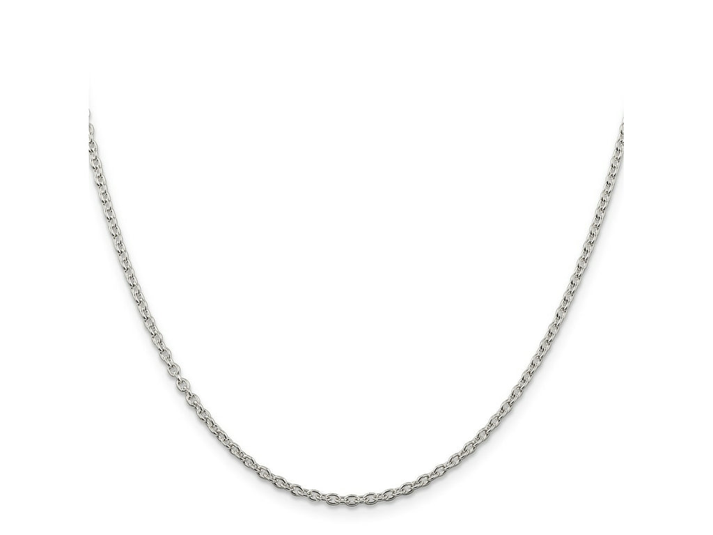 FJC Finejewelers 925 Sterling Silver Cable Chain 42 Inches x 2.25 mm