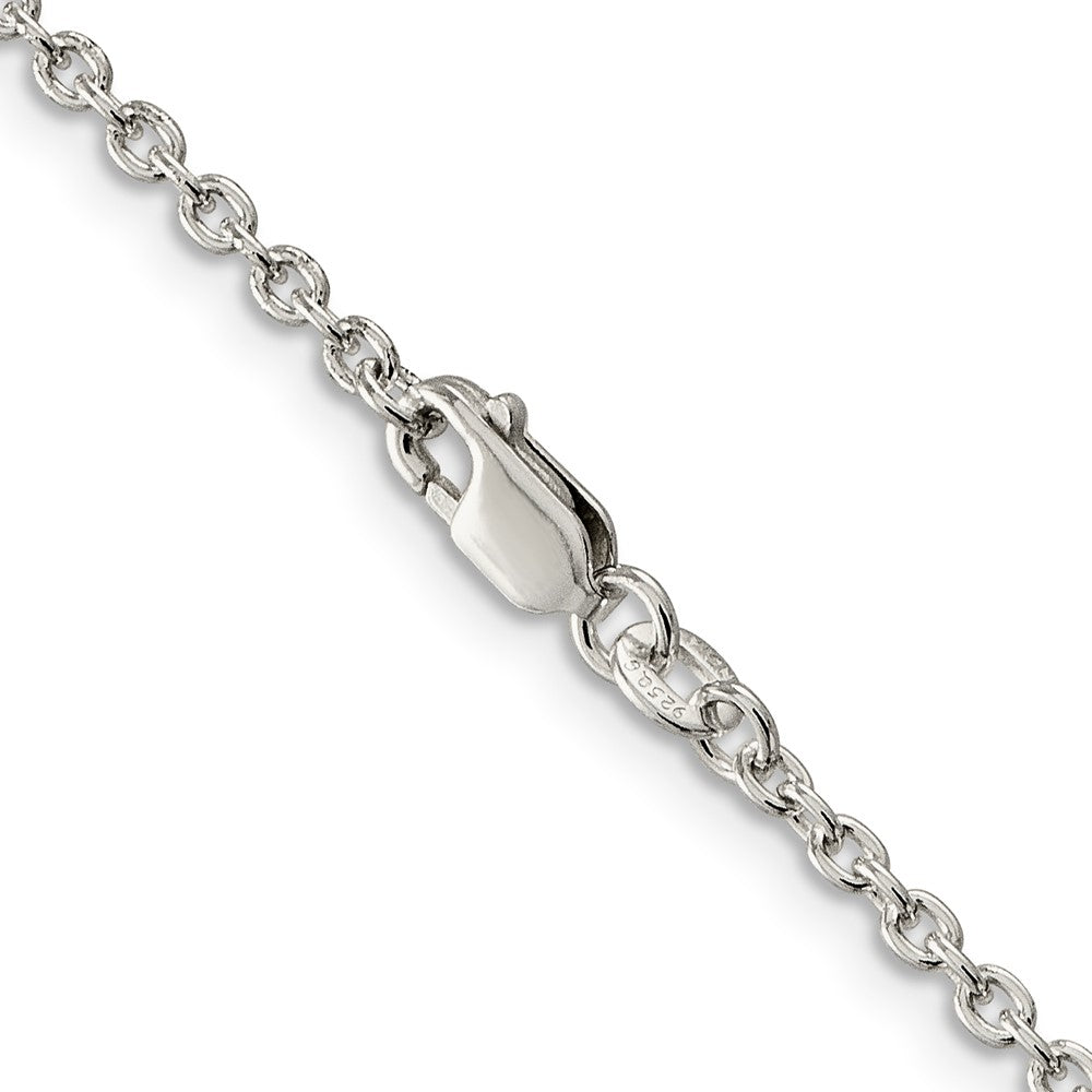 FJC Finejewelers 925 Sterling Silver Cable Bracelet Chain 7 Inches x 2.25 mm