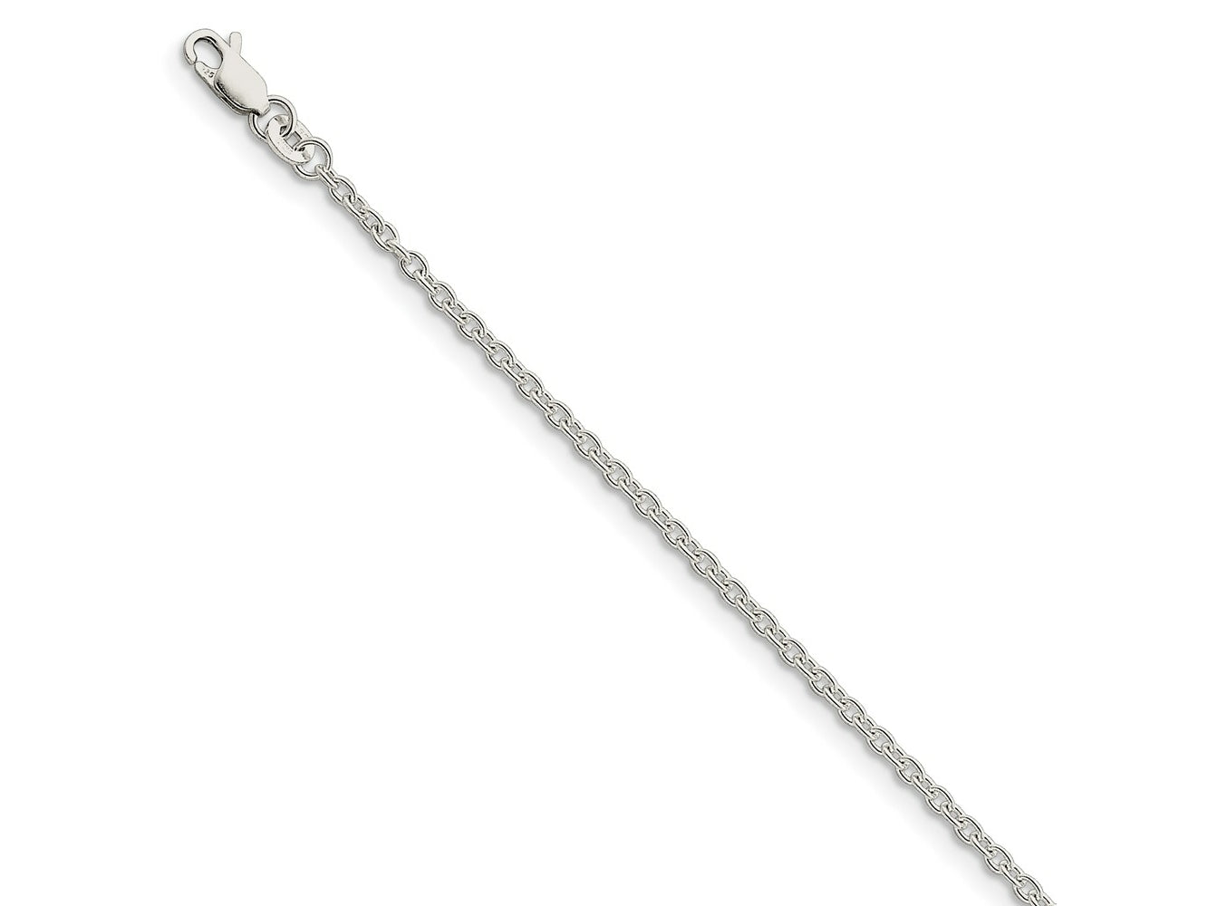 FJC Finejewelers 925 Sterling Silver Cable Bracelet Chain 7 Inches x 2.25 mm
