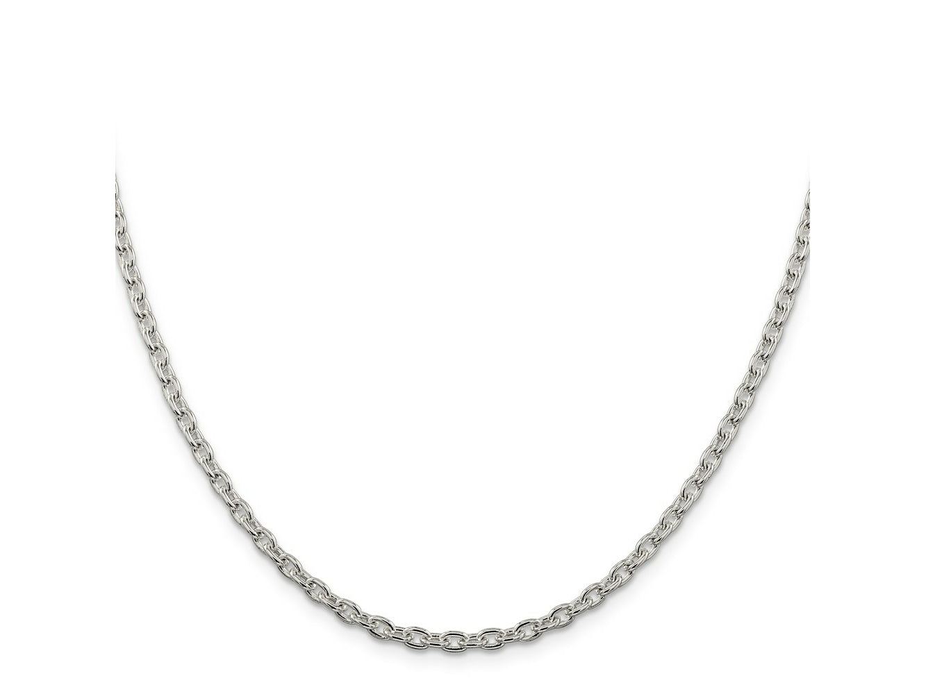 FJC Finejewelers 925 Sterling Silver Cable Chain 18 Inches x 3.5 mm