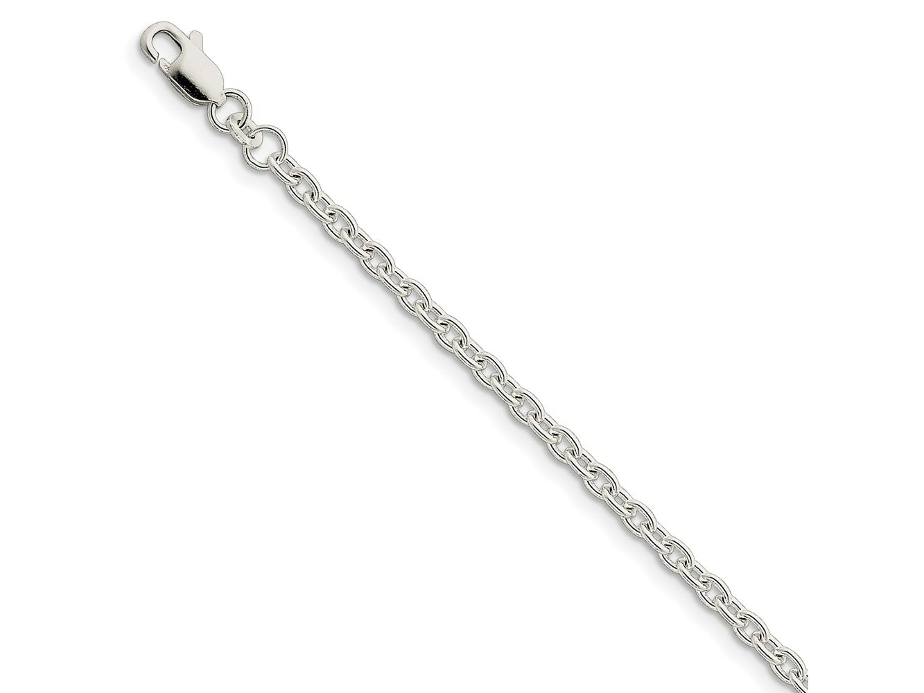 FJC Finejewelers 925 Sterling Silver Cable Bracelet Chain 7 Inches x 3.5 mm