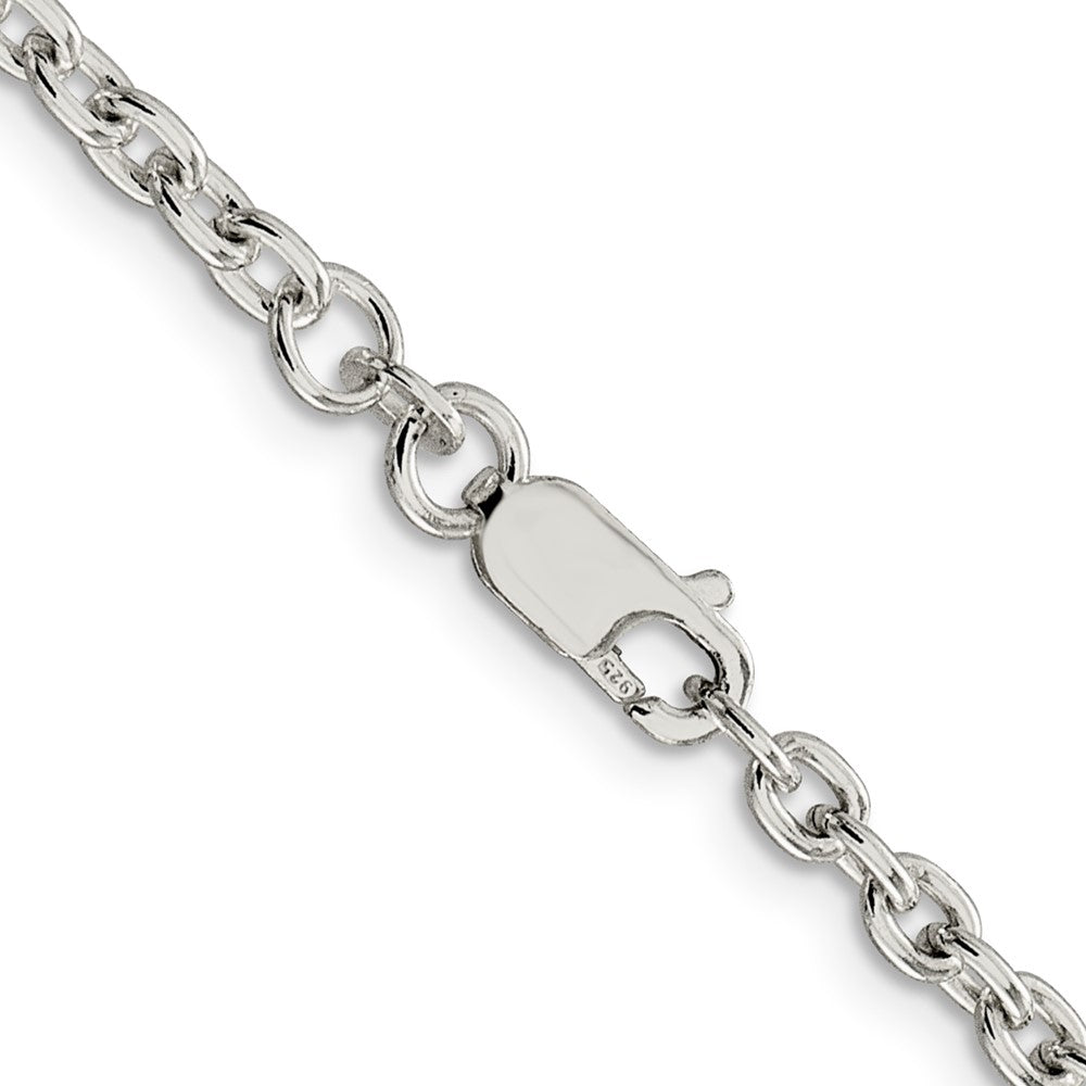 FJC Finejewelers 925 Sterling Silver Cable Bracelet Chain 8 Inches x 3.5 mm
