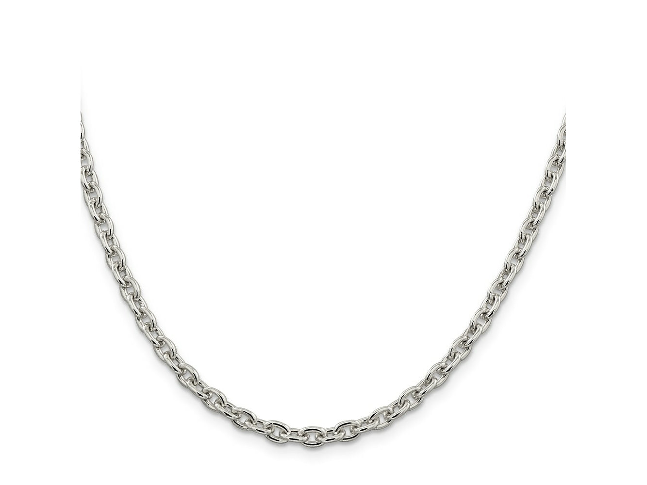 FJC Finejewelers 925 Sterling Silver Cable Chain 22 Inches x 4.5 mm