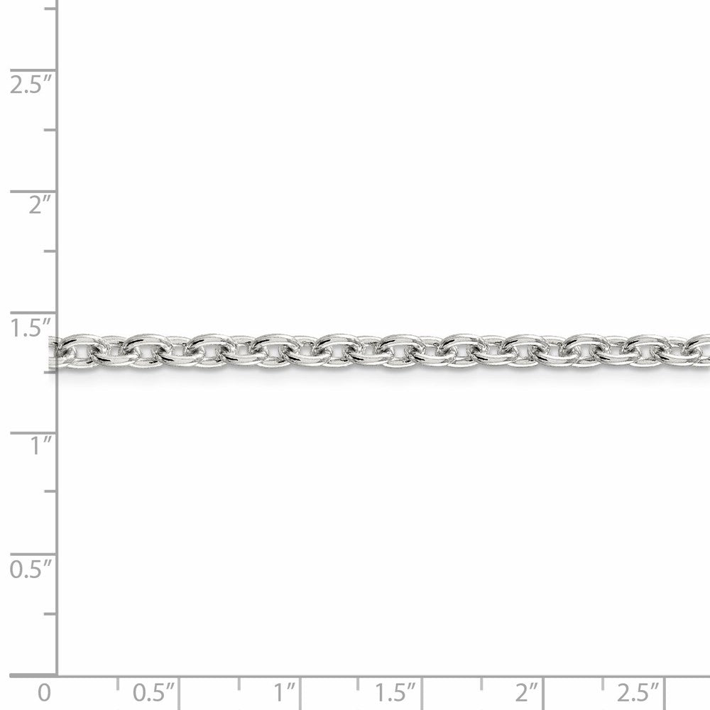 FJC Finejewelers 925 Sterling Silver Cable Bracelet Chain 7 Inches x 4.5 mm