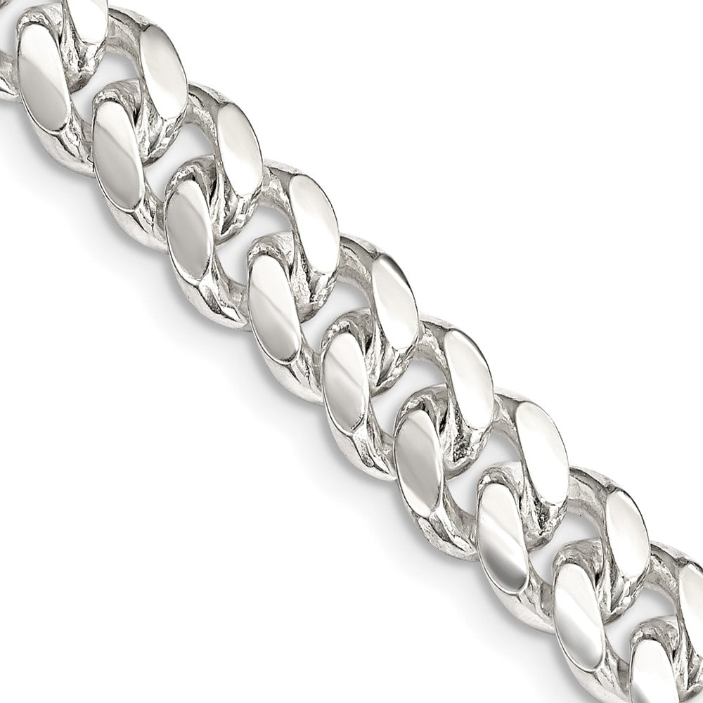 FJC Finejewelers 925 Sterling Silver Polished Domed Curb Chain 28 Inches x 7.8 mm