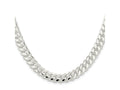 FJC Finejewelers 925 Sterling Silver Polished Domed Curb Chain 24 Inches x 9 mm