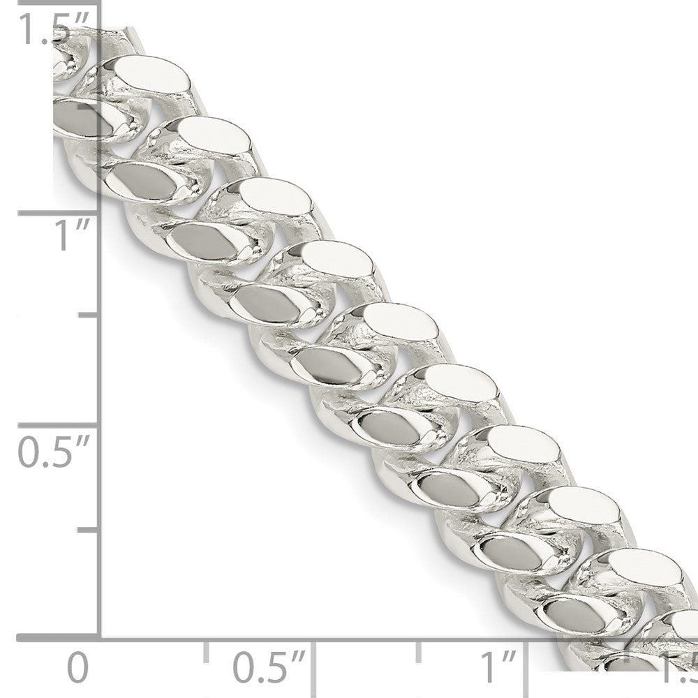 FJC Finejewelers 925 Sterling Silver Polished Domed Curb Chain 26 Inches x 9 mm