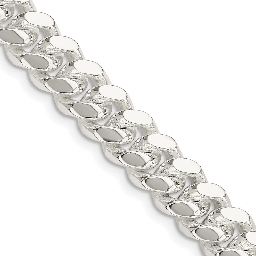 FJC Finejewelers 925 Sterling Silver Polished Domed Curb Bracelet Chain 9 Inches x 9 mm