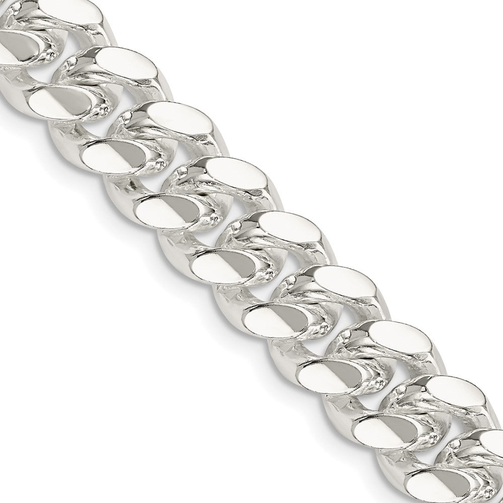 FJC Finejewelers 925 Sterling Silver Polished Domed Curb Chain 28 Inches x 10.5 mm
