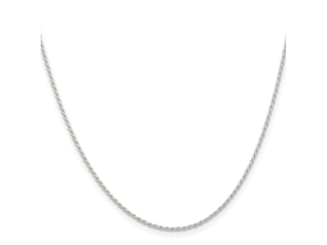 FJC Finejewelers 925 Sterling Silver Solid Rope Chain 26 Inches x 1.3 mm