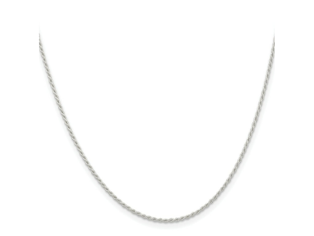 FJC Finejewelers 925 Sterling Silver Solid Rope Chain 36 Inches x 1.3 mm