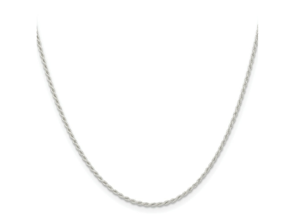 FJC Finejewelers 925 Sterling Silver Solid Rope Chain 28 Inches x 1.5 mm