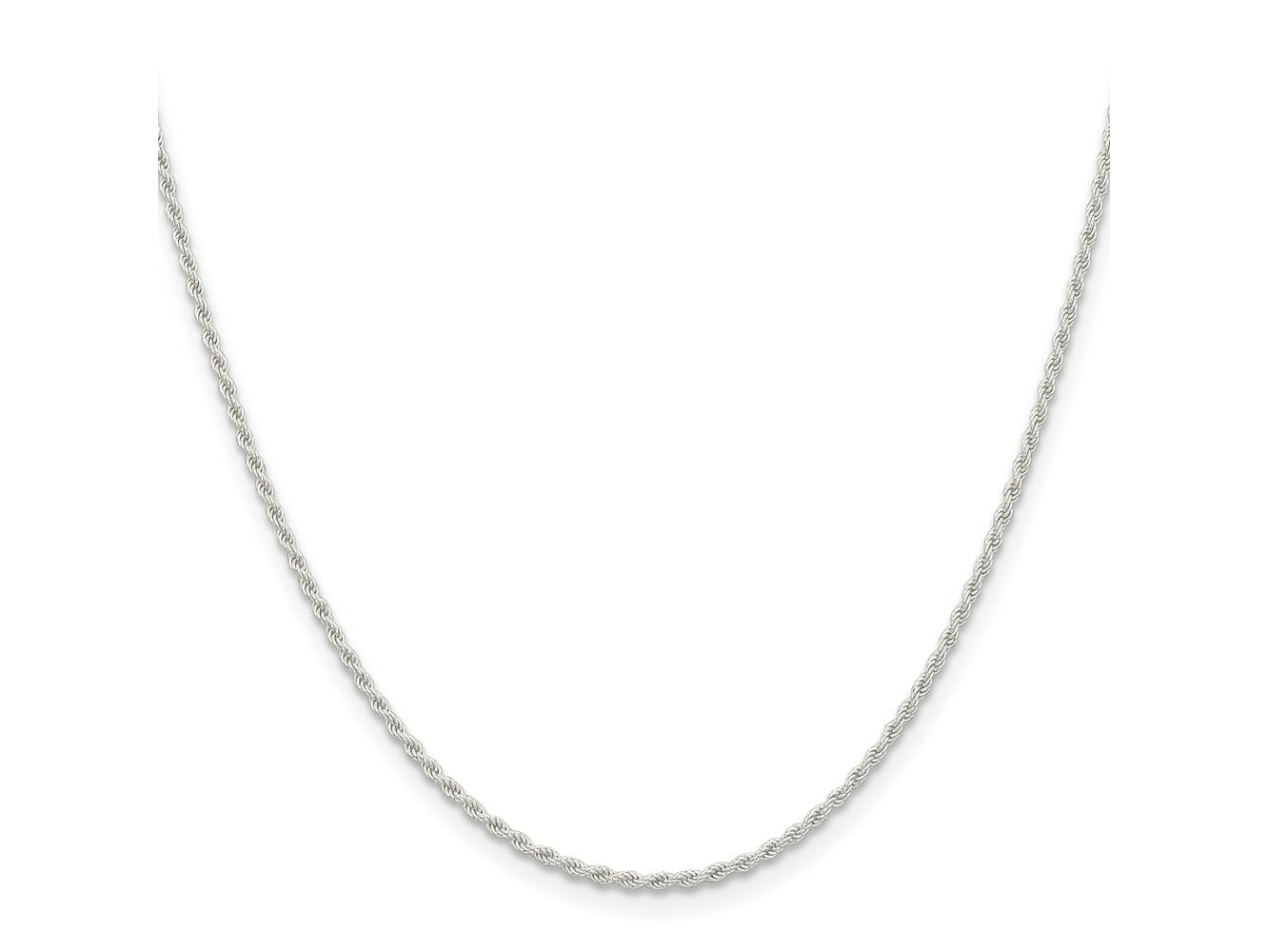 FJC Finejewelers 925 Sterling Silver Solid Rope Chain 28 Inches x 1.5 mm