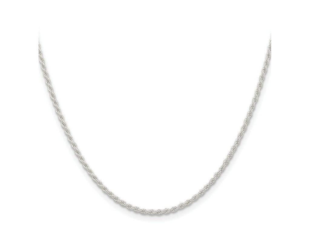 FJC Finejewelers 925 Sterling Silver Solid Rope Chain 26 Inches x 1.8 mm