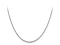 FJC Finejewelers 925 Sterling Silver Rhodium Plated Solid Rope Chain 28 Inches x 2.3 mm
