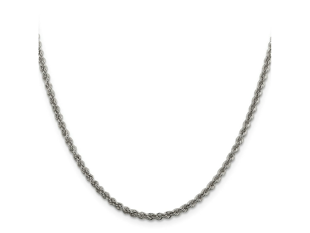 FJC Finejewelers 925 Sterling Silver Solid Rope Chain 36 Inches x 2.5 mm