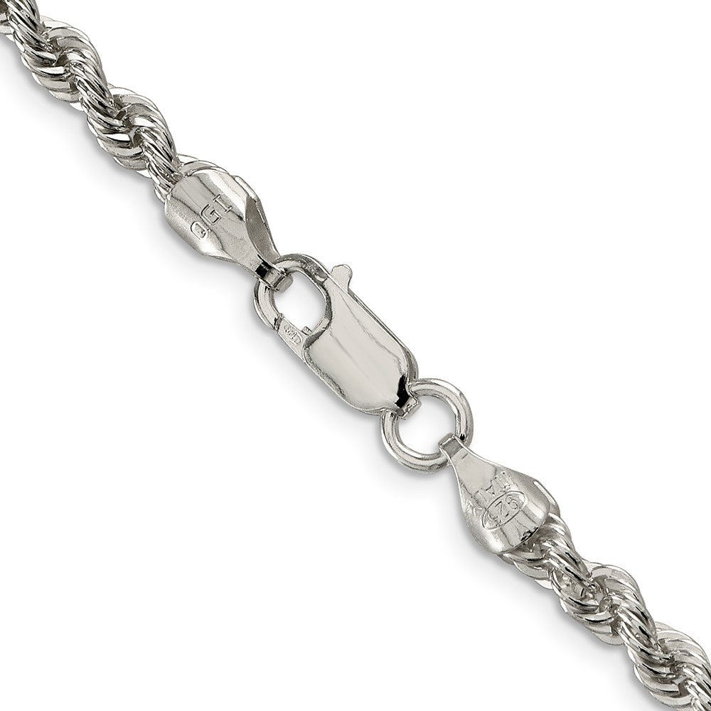 FJC Finejewelers 925 Sterling Silver Solid Rope Chain 28 Inches x 4.3 mm