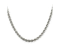 FJC Finejewelers 925 Sterling Silver Solid Rope Chain 28 Inches x 4.3 mm