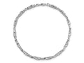 FJC Finejewelers 925 Sterling Silver Diamond Rhodium Plated Diam. Infinity Symbol Bracelet 7.5 Inches
