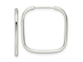 FJC Finejewelers 925 Sterling Silver Polished 1.5mm Square Endless Tube Hoop Earrings 23 mm x 23 mm