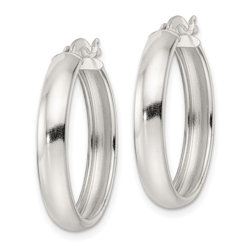 FJC Finejewelers 925 Sterling Silver Polished Hoop Earrings 25 x 24 mm