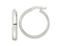 FJC Finejewelers 925 Sterling Silver Polished Hoop Earrings 25 x 24 mm