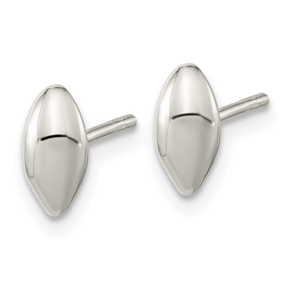 FJC Finejewelers 925 Sterling Silver Button Polished Puffed Bead Post Earrings 8 x 4 mm