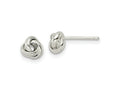 FJC Finejewelers 925 Sterling Silver Button Polished Love Knot Post Earrings 6 x 6 mm