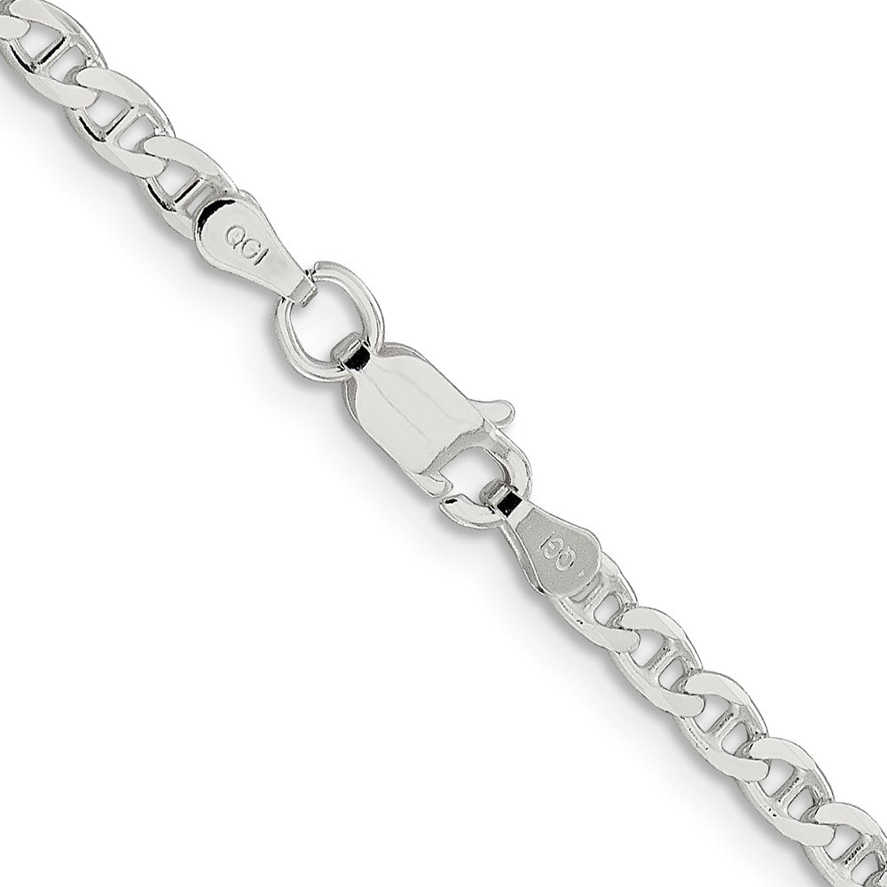 FJC Finejewelers 925 Sterling Silver Flat Cuban Anchor Chain 26 Inches x 3.15 mm