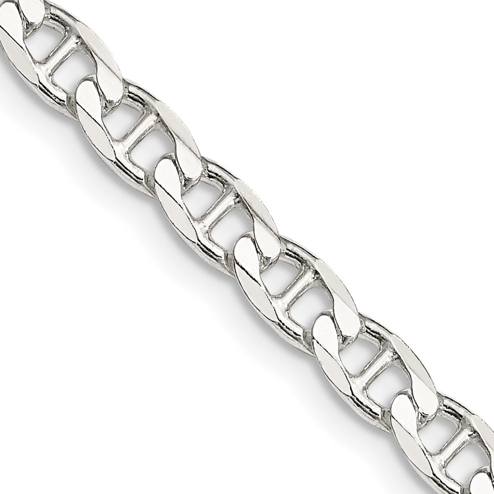 FJC Finejewelers 925 Sterling Silver Flat Cuban Anchor Chain 26 Inches x 4.65 mm