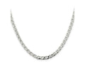 FJC Finejewelers 925 Sterling Silver Flat Cuban Anchor Chain 26 Inches x 4.65 mm