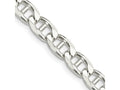 FJC Finejewelers 925 Sterling Silver Flat Cuban Anchor Bracelet Chain 9 Inches x 6.5 mm