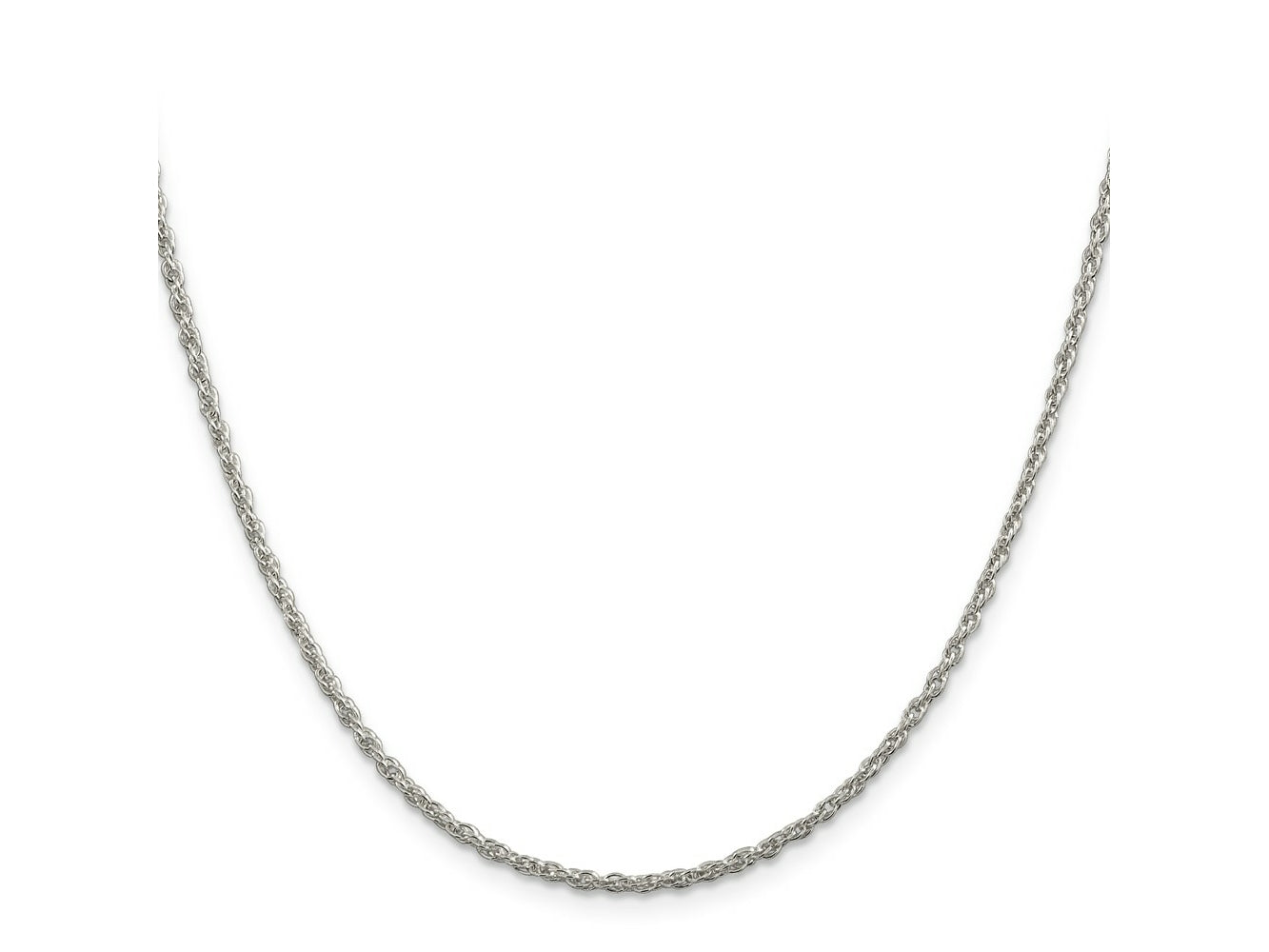 FJC Finejewelers 925 Sterling Silver Loose Rope Chain 18 Inches x 2 mm