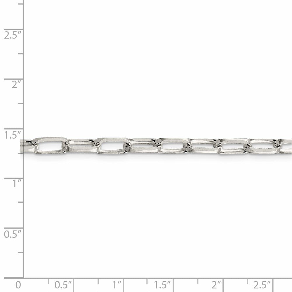 FJC Finejewelers 925 Sterling Silver Cable Elongated Open Link Chain 20 Inches x 5 mm