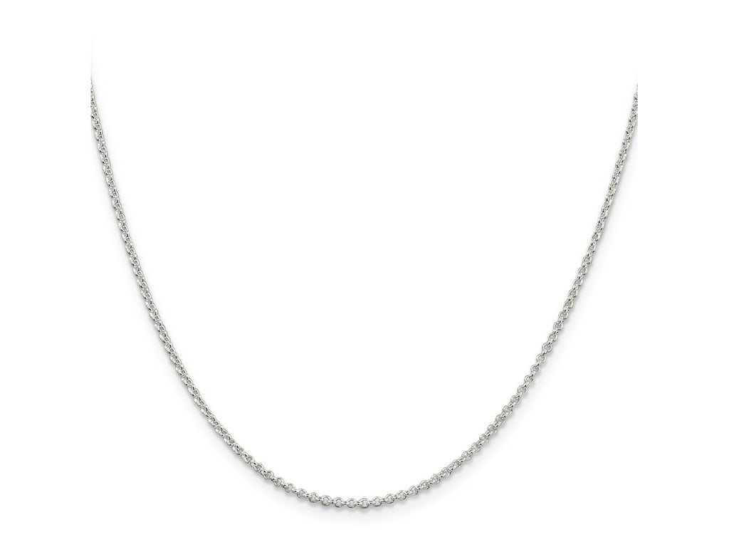 FJC Finejewelers 925 Sterling Silver Rolo Chain 18 Inches x 1.5 mm