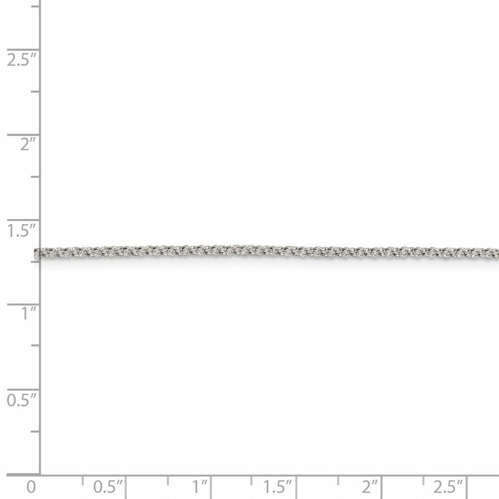FJC Finejewelers 925 Sterling Silver Rolo Chain 20 Inches x 1.5 mm
